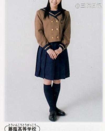 日本太宰府市立学業院中学校校服制服照片图片